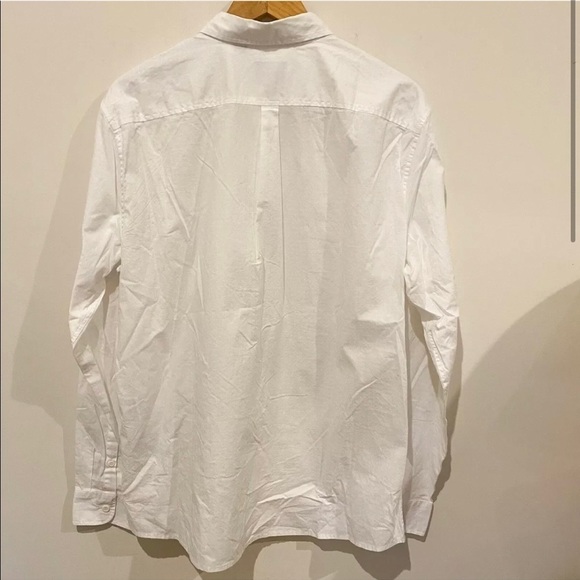 Dockers Men’s Alpha Khaki Diamond Button Up Shirt. Slim Fit. Size Large. White - Picture 2 of 10